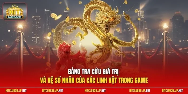 Bảng tra cứu giá trị và hệ số nhân của các linh vật trong game